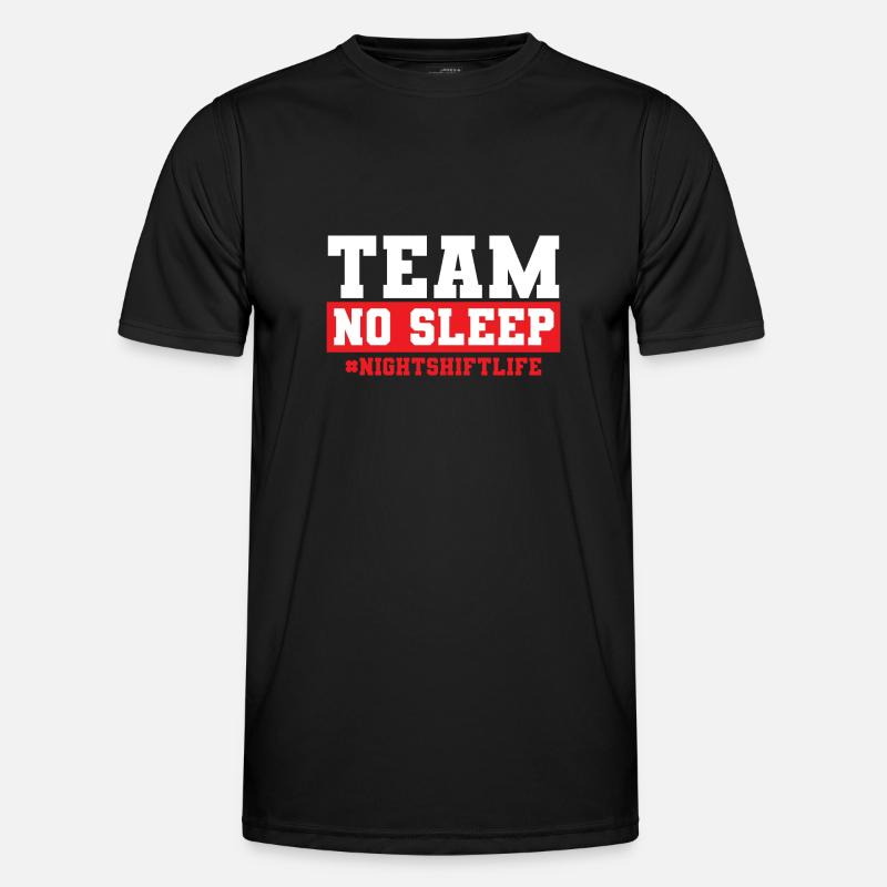 Nachtschicht Krankenschwester Männer Funktions-T-Shirt