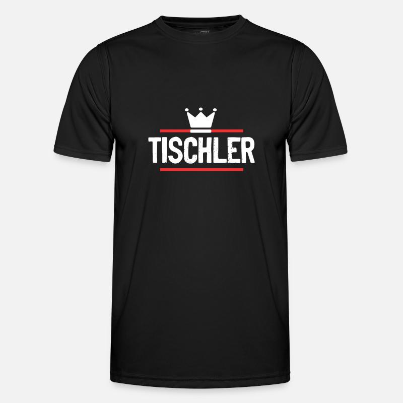 Tischler Beruf - Männer Funktions-T-Shirt - Schwarz