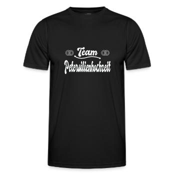 12,5. Hochzeitstag Ehe 12,5 Jahre Ehe Geschenk - Männer Funktions-T-Shirt - Schwarz - Vorne - AI Model Male 178 dark (178cm)
