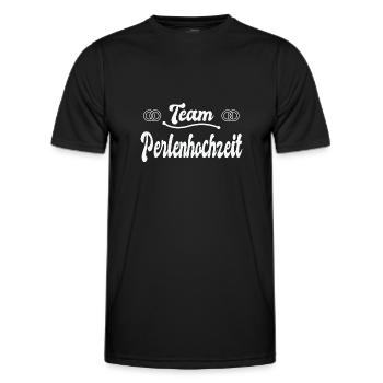 30. Hochzeitstag Ehe 30 Jahre Ehe Geschenk - Männer Funktions-T-Shirt - Schwarz - Vorne - AI Model Male 178 dark (178cm)