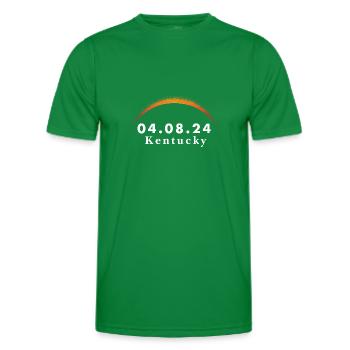 Total Solar Eclipse Path of Totality Kentucky - Männer Funktions-T-Shirt - Kelly Green - Vorne - AI Model Male 178 dark (178cm)