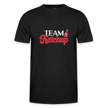 Ketchup Ketchup à la tomate - T-shirt sport Homme - noir - Devant - AI Model Male 178 dark (178cm)