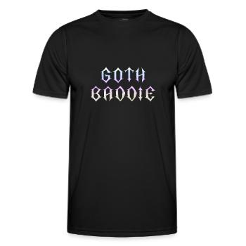 Méchant gothique ! Gothique Fille Gothique Esthétique - T-shirt sport Homme - noir - Devant - AI Model Male 178 dark (178cm)