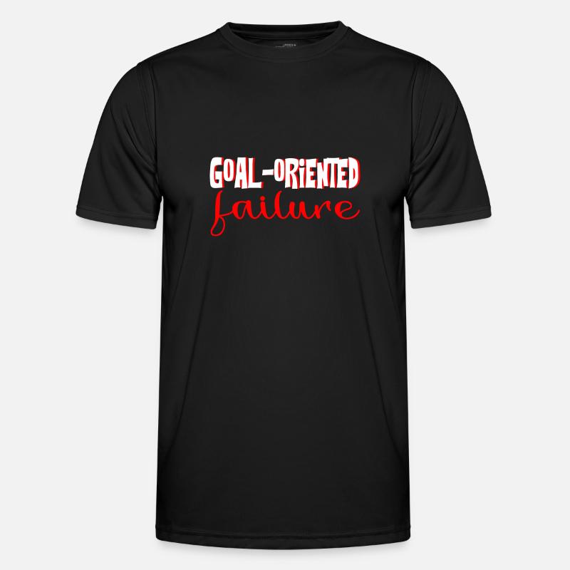 Goal Oriented Failure 4 - Men's Functional T-Shirt - black