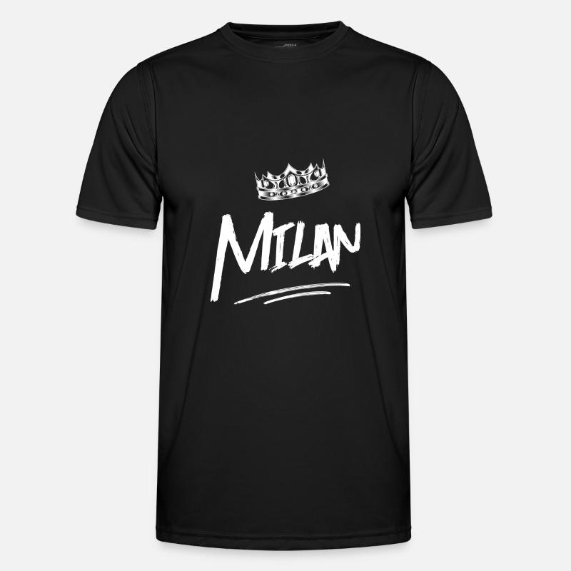 Milan - Männer Funktions-T-Shirt - Schwarz