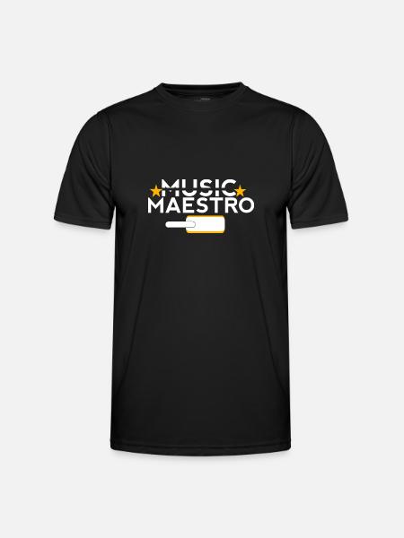 Music Maestro - Men's Functional T-Shirt - black