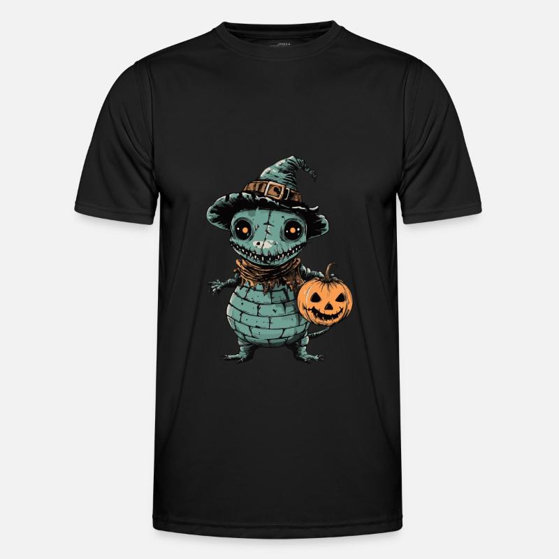 Armadillo Halloween Zombie T-shirt sport Homme