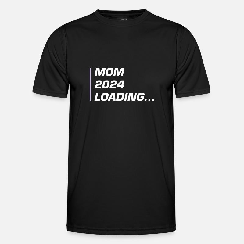 Mama 2024 Loading Mom - Men's Functional T-Shirt - black
