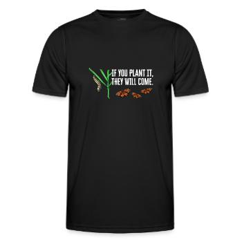Monarch butterfly American monarch butterfly - Men's Functional T-Shirt - black - Front - AI Model Male 178 dark (178cm)