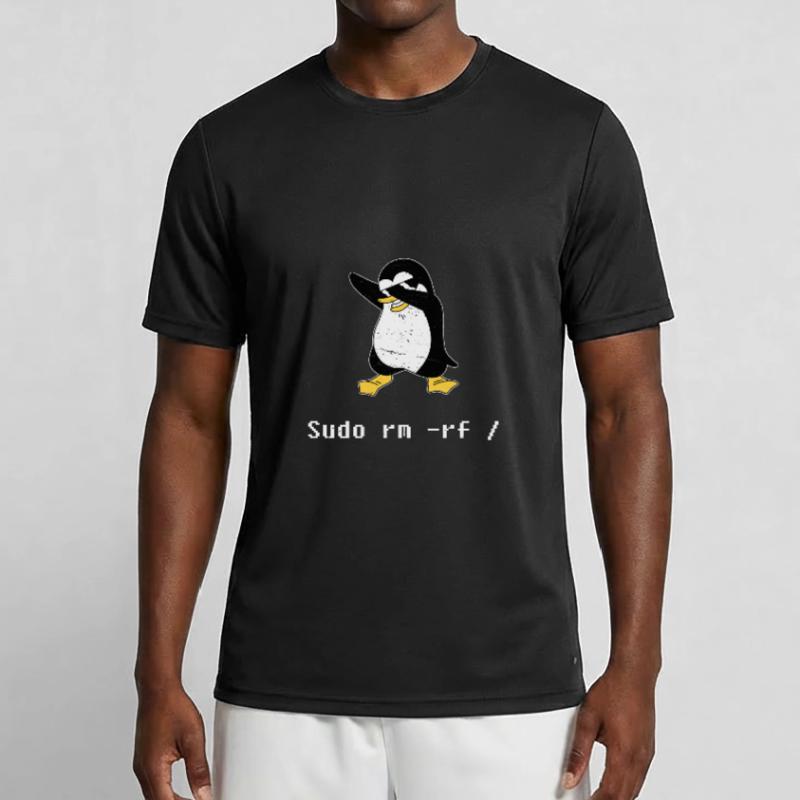Sudo rm RF Admin Sysadmin Cadeau Java Linux T-shirt sport Homme