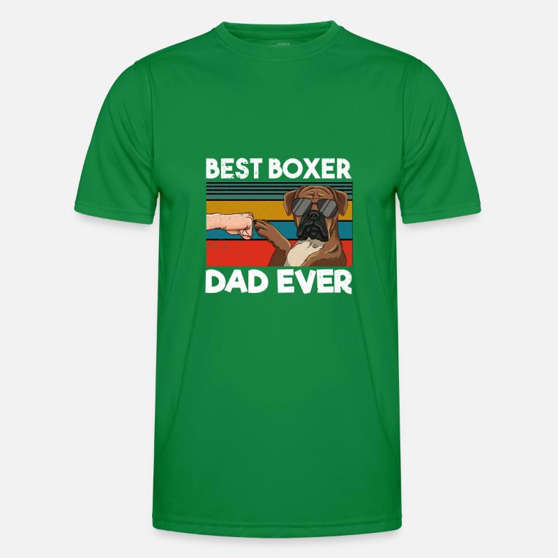 Best Boxer Dad Ever Männer Funktions-T-Shirt