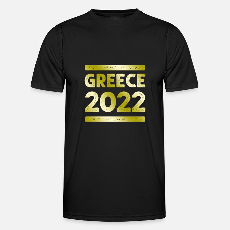 Greece Party Crew - Men's Functional T-Shirt - black