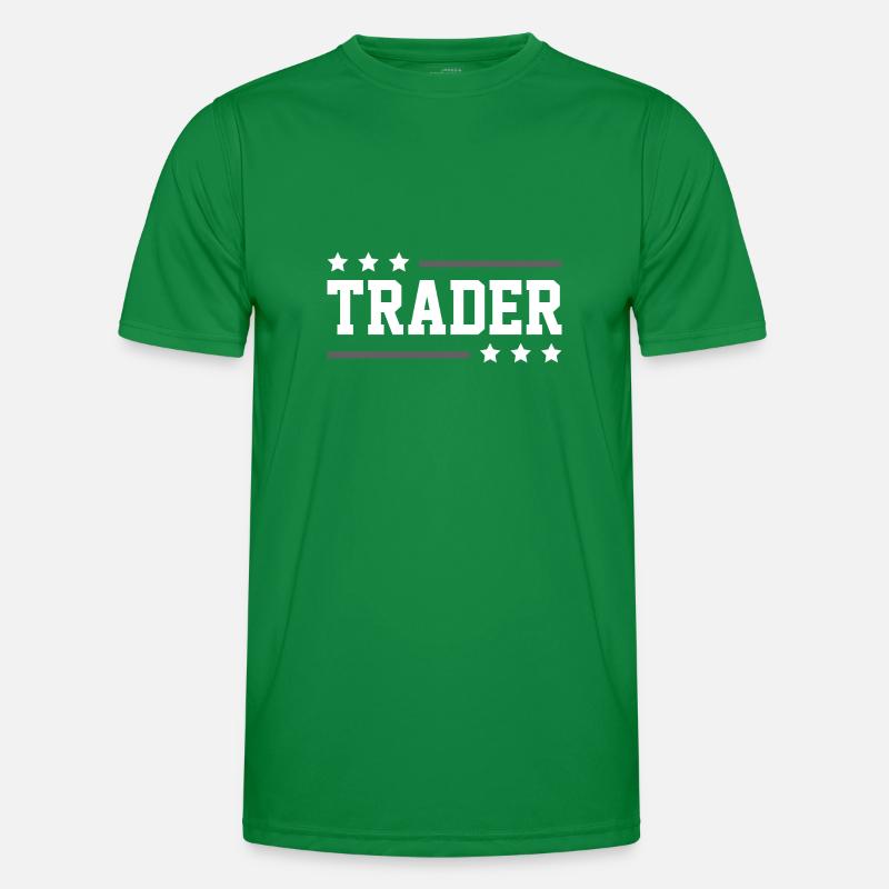 Trader Beruf Männer Funktions-T-Shirt
