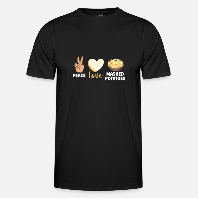 Mashed potatoes Mashed potatoes - Men's Functional T-Shirt - black