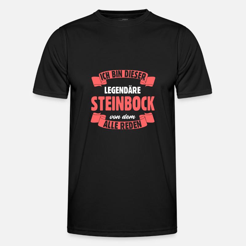 Sternzeichen Steinbock Männer Funktions-T-Shirt