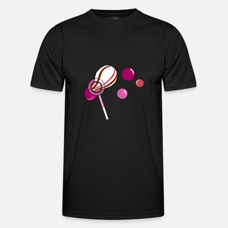 Lesbian Soap Bubbles Lesbian Gift - Men's Functional T-Shirt - black