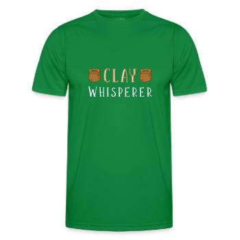 Töpfern Töpfer Keramik - Männer Funktions-T-Shirt - Kelly Green - Vorne - AI Model Male 178 dark (178cm)