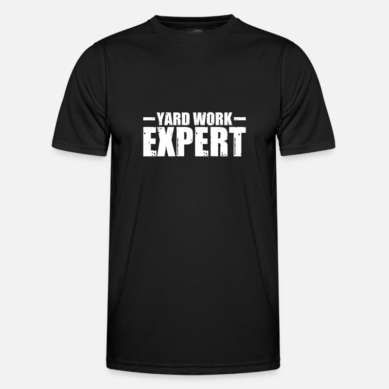 Yard Work Expert 24 - Men's Functional T-Shirt - black