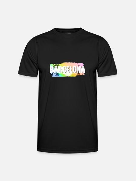 Barcelona - Men's Functional T-Shirt - black