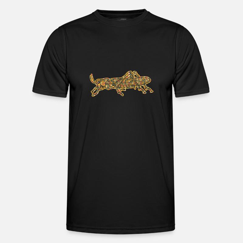 Grasshopper Geometric - Men's Functional T-Shirt - black