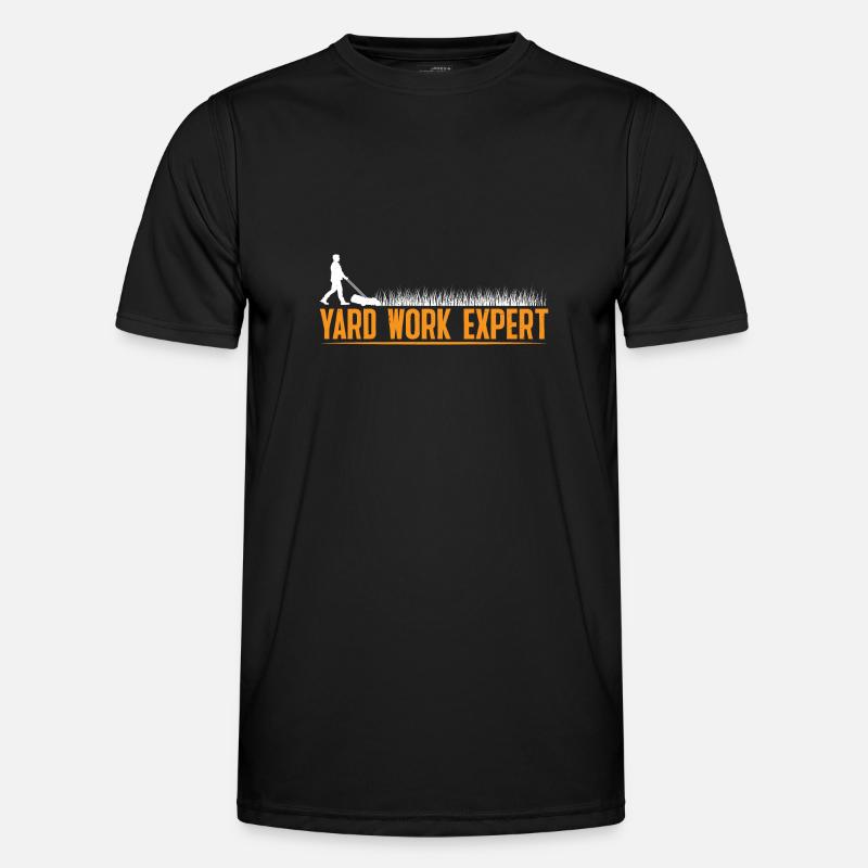 Yard Work Expert 23 - Männer Funktions-T-Shirt - Schwarz