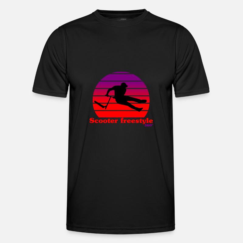 Freestyle-Roller Sushi Männer Funktions-T-Shirt