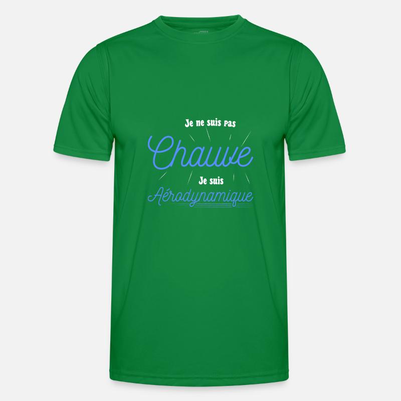 Pas chauve mais aérodynamique T-shirt sport Homme