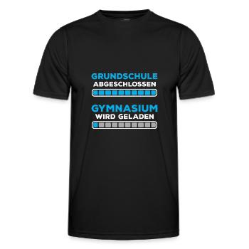 Grundschulabschluss Gymnasium Einschulung 5 Klasse - Männer Funktions-T-Shirt - Schwarz - Vorne - AI Model Male 178 dark (178cm)