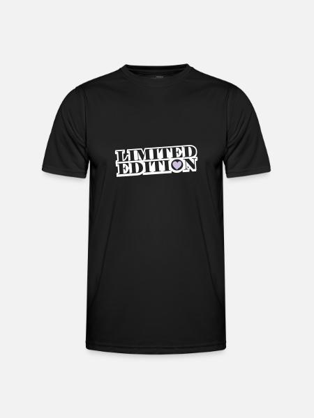 Limited Edition Heart Saying - Men's Functional T-Shirt - black