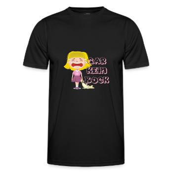 Pas de mèmes de buck du tout | Humour Disant amusant - T-shirt sport Homme - noir - Devant - AI Model Male 178 dark (178cm)