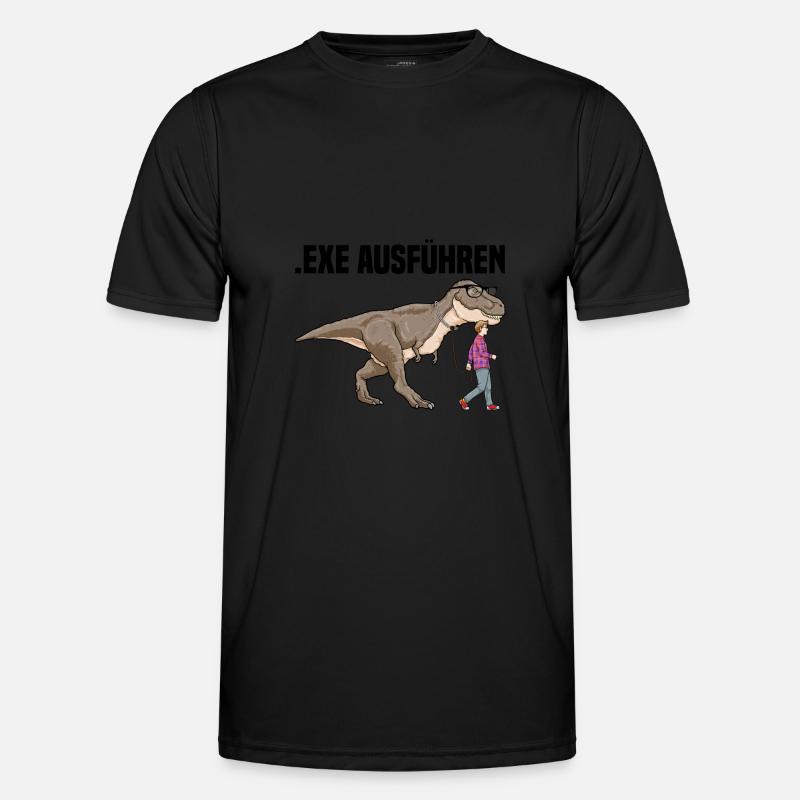 Informatiker Programmierer Sprüche - Männer Funktions-T-Shirt - Schwarz
