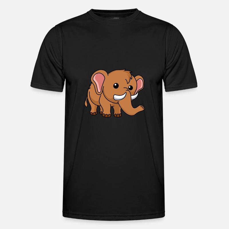 Mammoth Comic Animal - Men's Functional T-Shirt - black