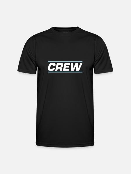 Conception de l’équipage - T-shirt sport Homme - noir