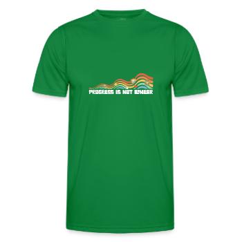 Progress Is Not Linear Sped Teacher - Männer Funktions-T-Shirt - Kelly Green - Vorne - AI Model Male 178 dark (178cm)