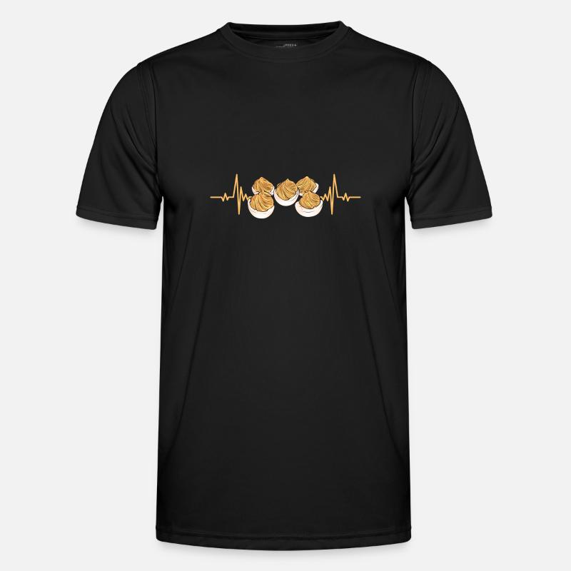 Gefüllte Eier Deviled Eggs - Männer Funktions-T-Shirt - Schwarz
