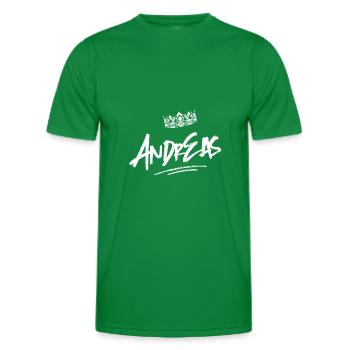 Andreas - T-shirt sport Homme - vert - Devant - AI Model Male 178 dark (178cm)