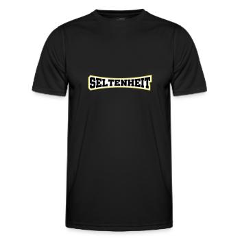 Seltenheit Selten Limitiert - Männer Funktions-T-Shirt - Schwarz - Vorne - AI Model Male 178 dark (178cm)