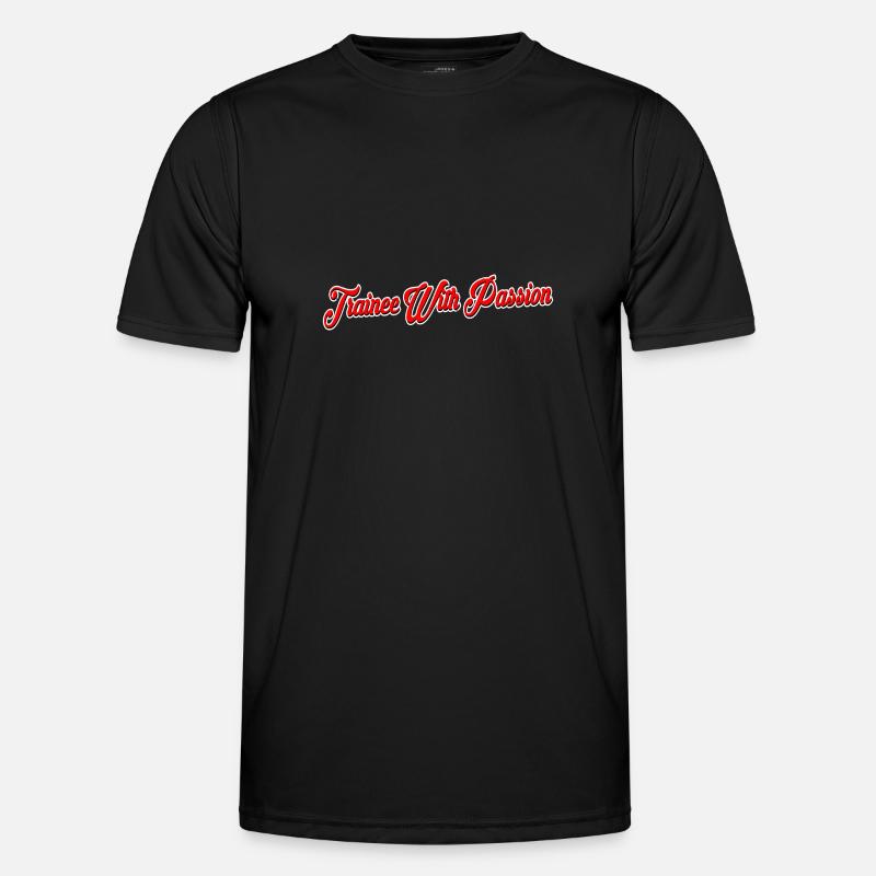 Trainee With Passion 4 - Men's Functional T-Shirt - black