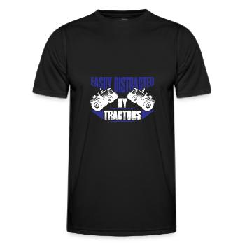 farmer farm - Männer Funktions-T-Shirt - Schwarz - Vorne - AI Model Male 178 dark (178cm)