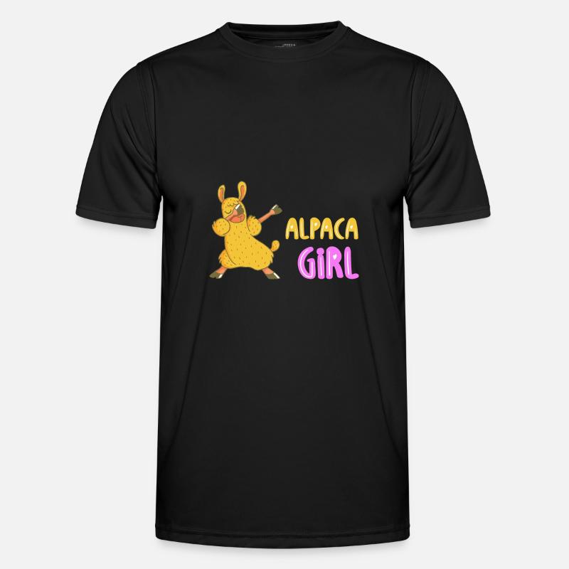 Alpaca Mädchen Männer Funktions-T-Shirt
