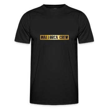 Mallorca Crew - Men's Functional T-Shirt - black - Front - AI Model Male 178 dark (178cm)