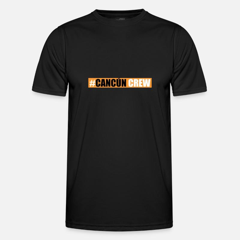 Cancun Crew - Männer Funktions-T-Shirt - Schwarz