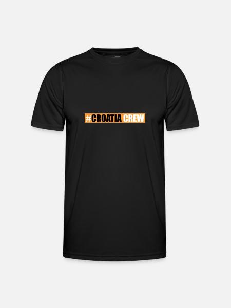 Croatia Crew - Men's Functional T-Shirt - black