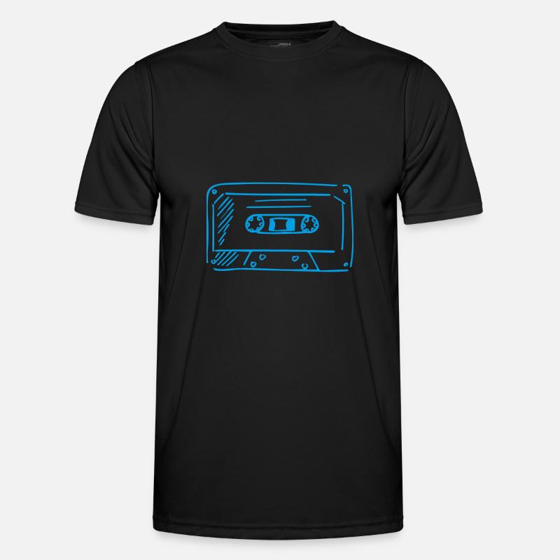 Kassette Männer Funktions-T-Shirt