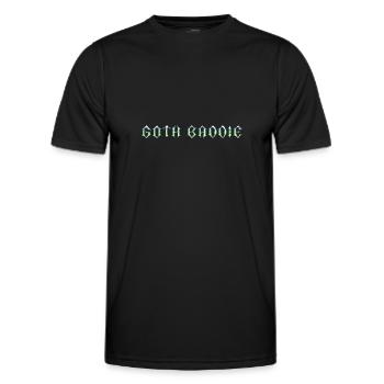 Méchant gothique ! Gothique Fille Gothique Esthétique - T-shirt sport Homme - noir - Devant - AI Model Male 178 dark (178cm)