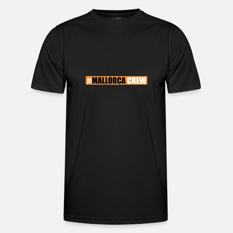 Mallorca Crew - Men's Functional T-Shirt - black