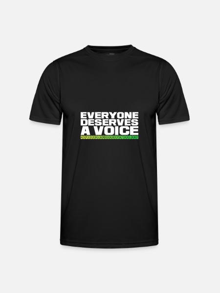 Logopäde Sprachtherapie Sprachtherapeut - Männer Funktions-T-Shirt - Schwarz
