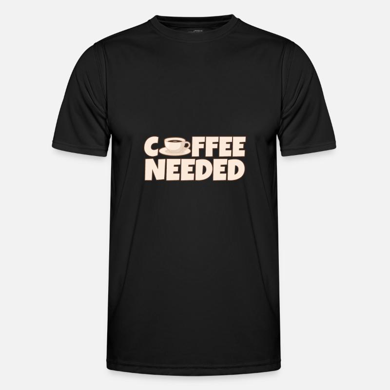 Coffee Needed 4 - Men's Functional T-Shirt - black