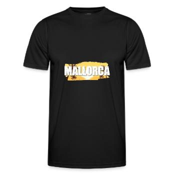 Majorque - T-shirt sport Homme - noir - Devant - AI Model Male 178 dark (178cm)