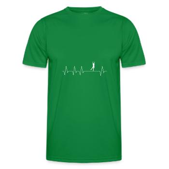 Dancing Dancers Tanzleher and Dance Lessons - Men's Functional T-Shirt - kelly green - Front - AI Model Male 178 dark (178cm)